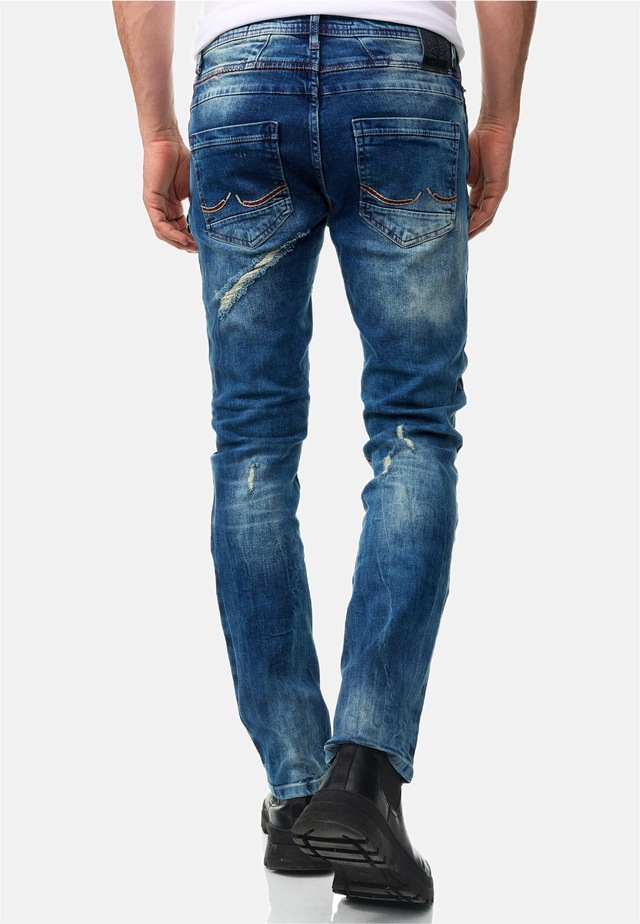 Rusty Neal Slim-fit-Jeans »MISATO« im modischen Used-Look