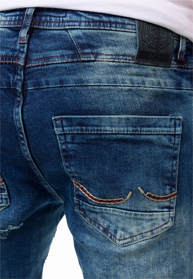 Rusty Neal Slim-fit-Jeans »MISATO« im modischen Used-Look