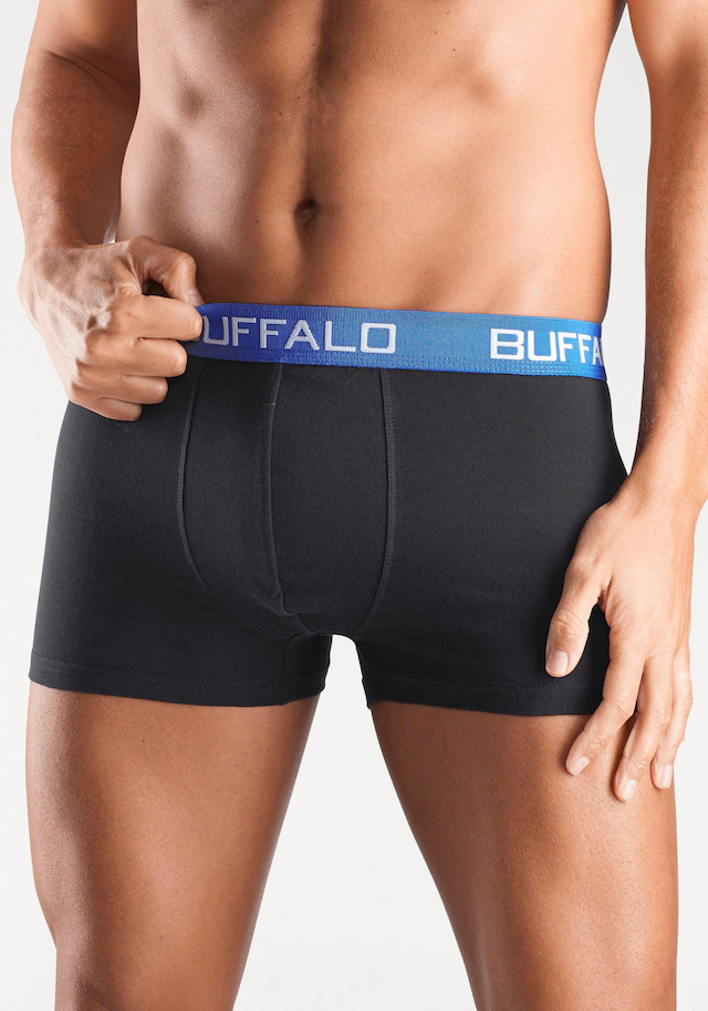 Buffalo Boxer »Boxershorts für Herren« Packung, 4 Stk. aus Baumwoll-Mix