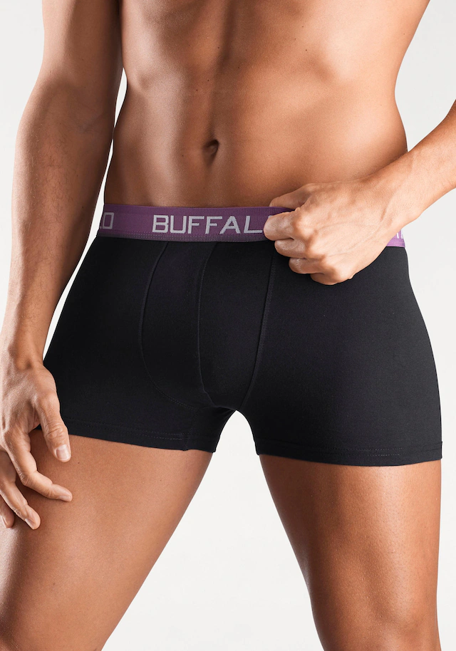 Buffalo Boxer »Boxershorts für Herren« Packung, 4 Stk. aus Baumwoll-Mix