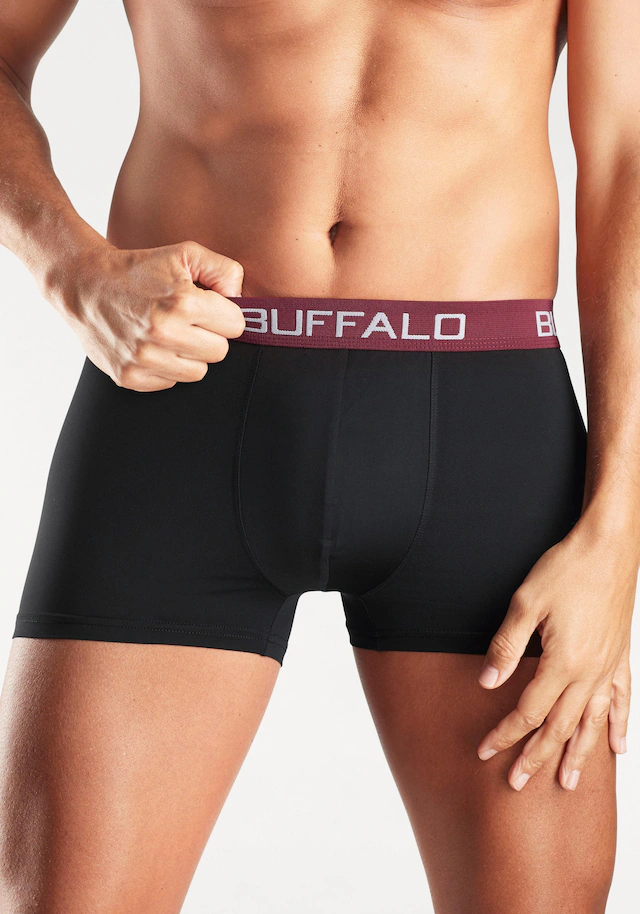 Buffalo Boxer »Boxershorts für Herren« Packung, 4 Stk. aus Baumwoll-Mix