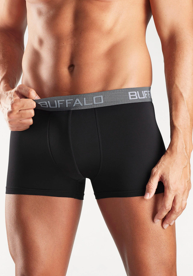 Buffalo Boxer »Boxershorts für Herren« Packung, 4 Stk. aus Baumwoll-Mix