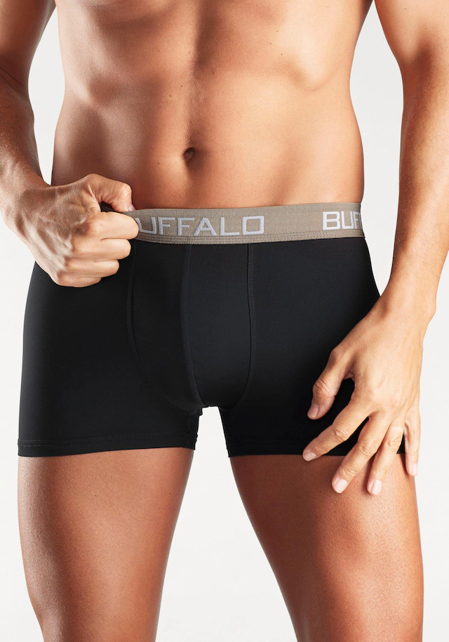 Buffalo Boxer »Boxershorts für Herren« Packung, 4 Stk. aus Baumwoll-Mix