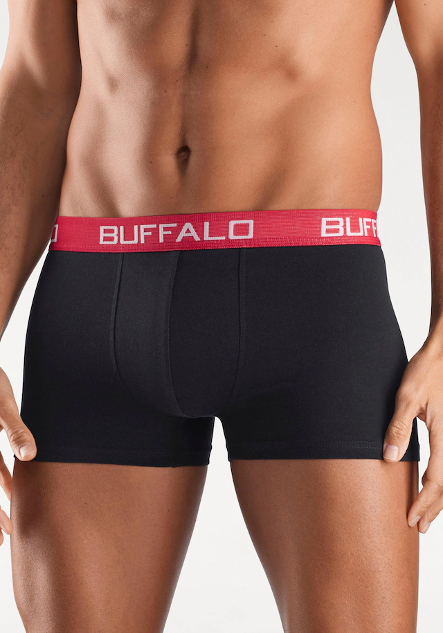 Buffalo Boxer »Boxershorts für Herren« Packung, 4 Stk. aus Baumwoll-Mix