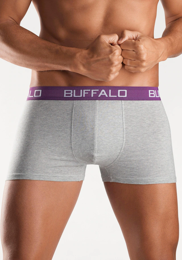 Buffalo Boxer »Boxershorts für Herren« Packung, 4 Stk. aus Baumwoll-Mix
