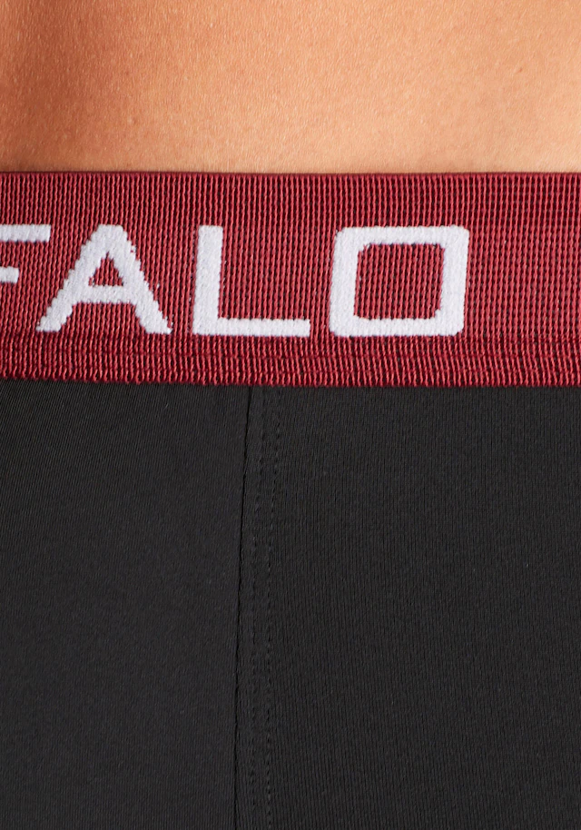 Buffalo Hipster Packung, 4 Stk. knapp sitzende Boxershorts mit Kontrastbund aus Baumwollmischung