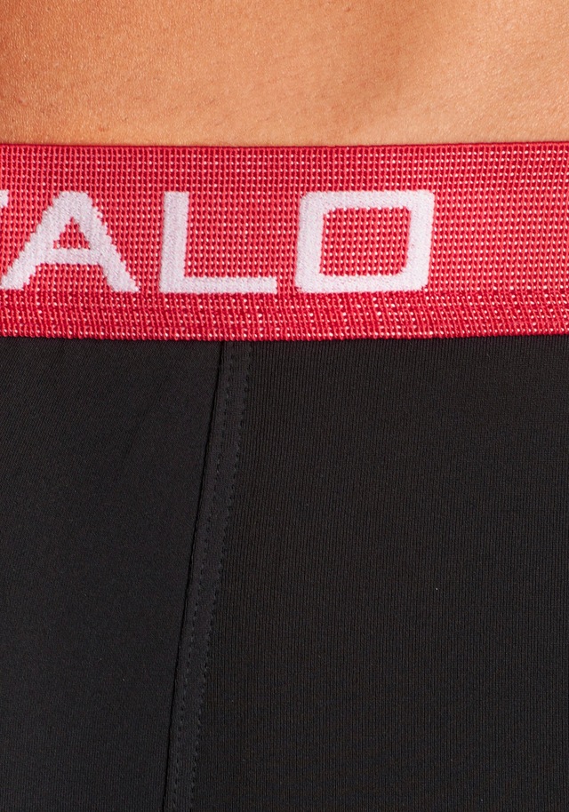 Buffalo Hipster Packung, 4 Stk. knapp sitzende Boxershorts mit Kontrastbund aus Baumwollmischung