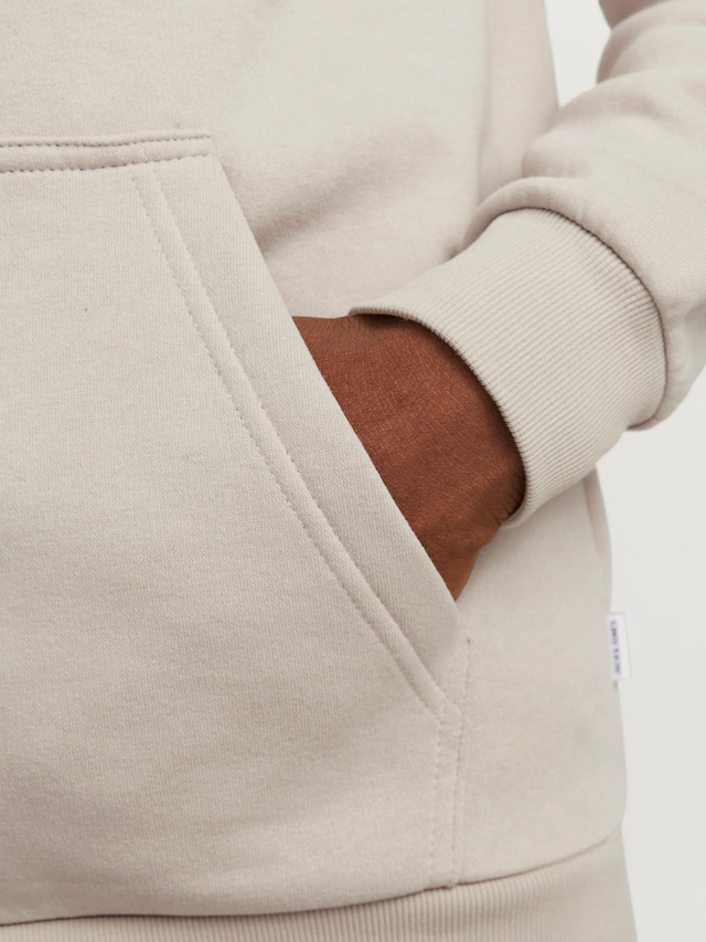 Jack & Jones Kapuzensweatjacke »JJEBRADLEY mit Kapuze, ideal für kalte Jahreszeit« Materialmix, relaxed fit