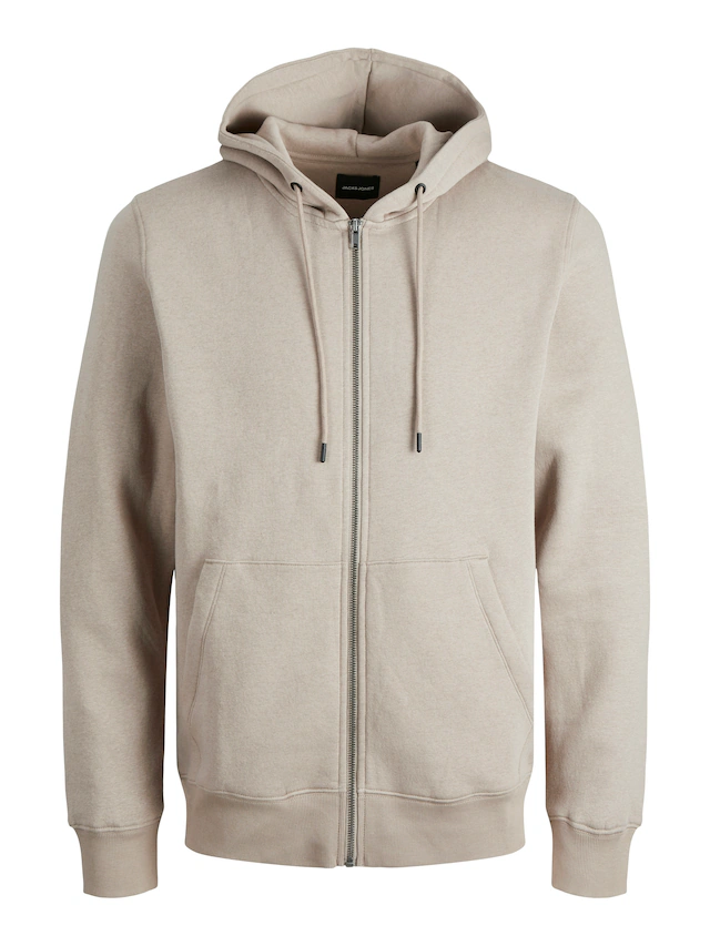 Jack & Jones Kapuzensweatjacke »JJEBRADLEY mit Kapuze, ideal für kalte Jahreszeit« Materialmix, relaxed fit