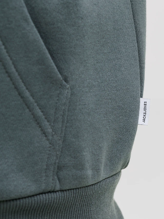 Jack & Jones Kapuzensweatjacke »JJEBRADLEY mit Kapuze, ideal für kalte Jahreszeit« Materialmix, relaxed fit