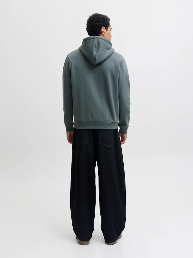 Jack & Jones Kapuzensweatjacke »JJEBRADLEY mit Kapuze, ideal für kalte Jahreszeit« Materialmix, relaxed fit