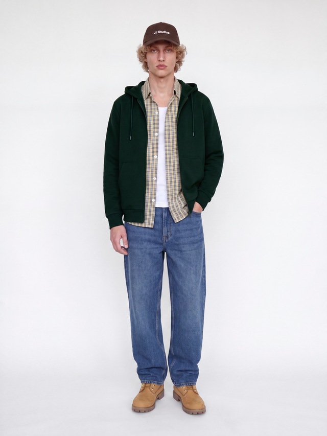 Jack & Jones Kapuzensweatjacke »JJEBRADLEY mit Kapuze, ideal für kalte Jahreszeit« Materialmix, relaxed fit