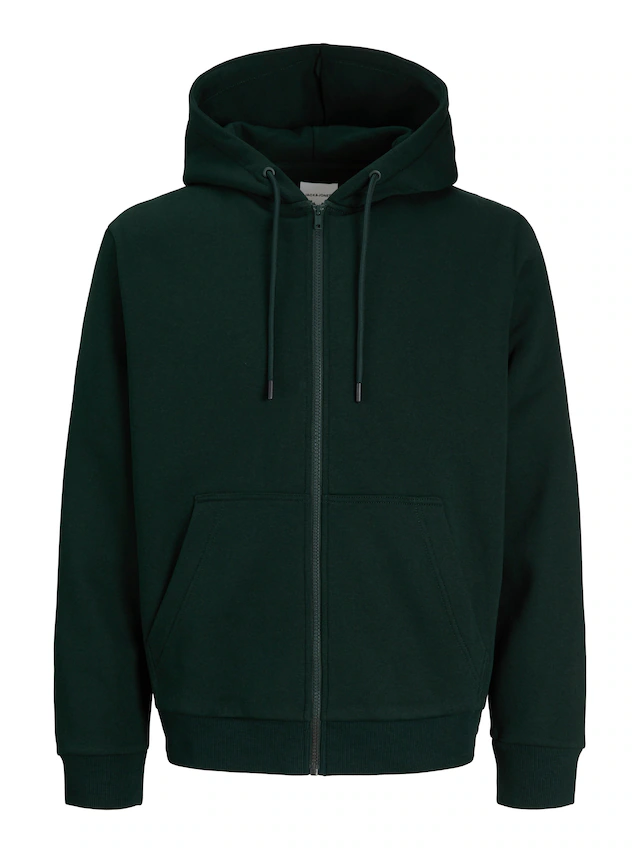 Jack & Jones Kapuzensweatjacke »JJEBRADLEY mit Kapuze, ideal für kalte Jahreszeit« Materialmix, relaxed fit