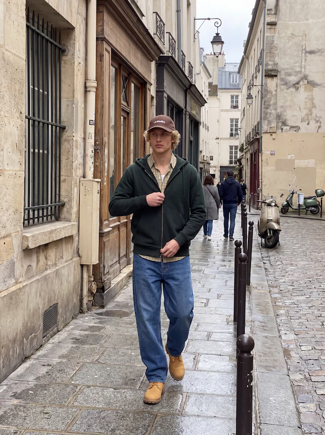 Jack & Jones Kapuzensweatjacke »JJEBRADLEY mit Kapuze, ideal für kalte Jahreszeit« Materialmix, relaxed fit