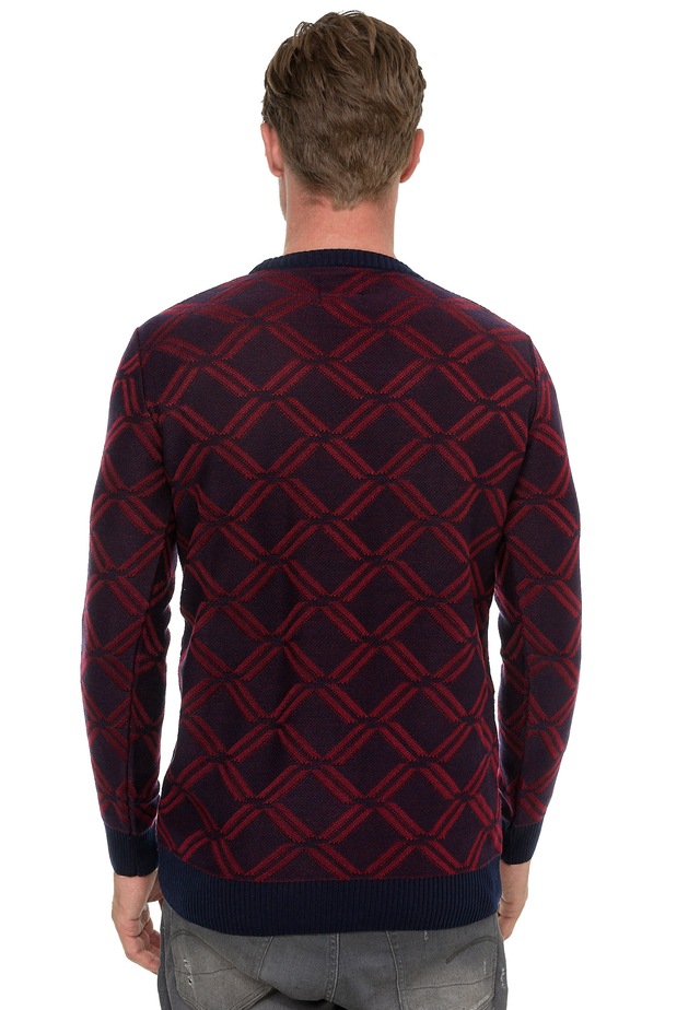 Rusty Neal Strickpullover in tollem Karo-Design