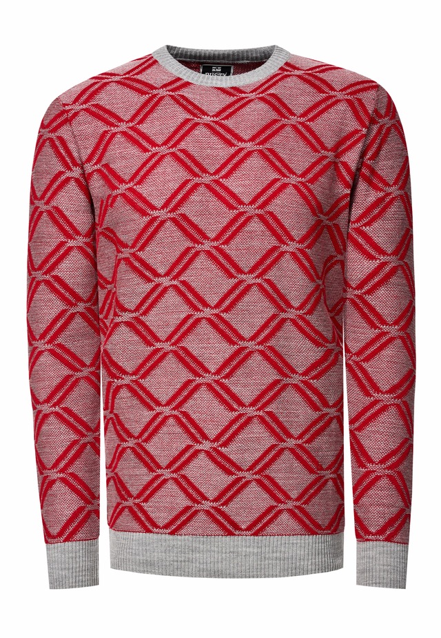 Rusty Neal Strickpullover in tollem Karo-Design