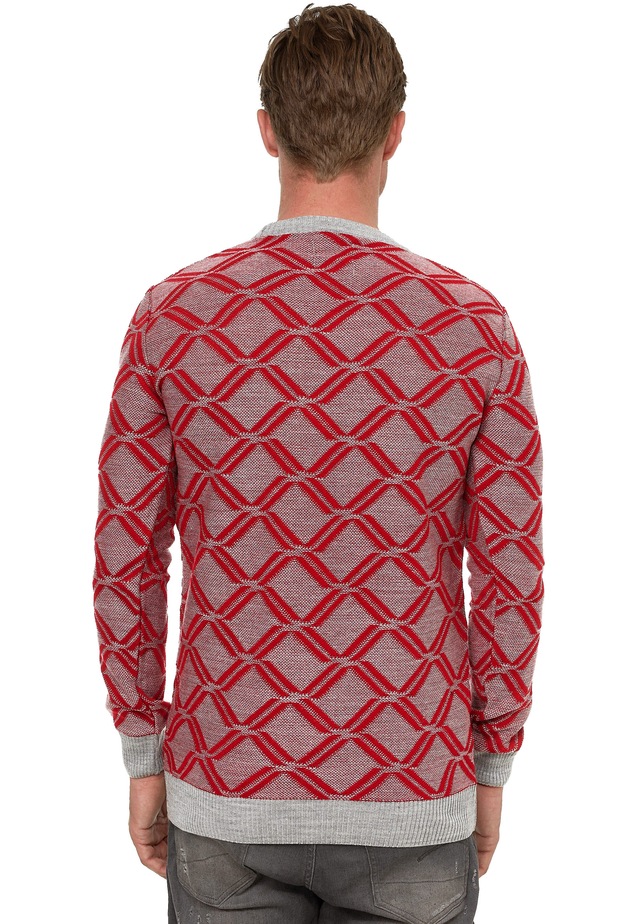 Rusty Neal Strickpullover in tollem Karo-Design