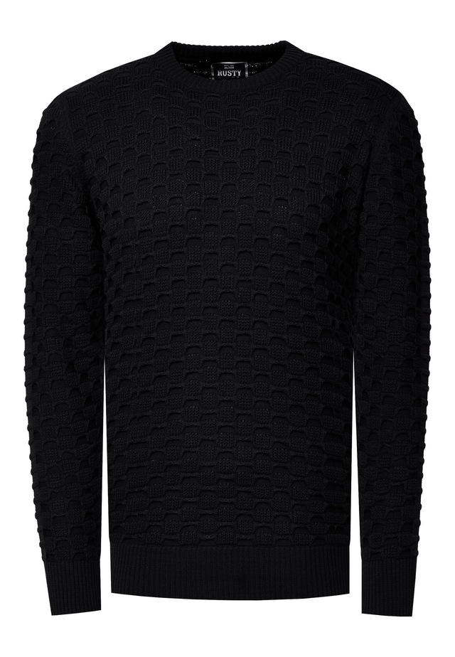 Rusty Neal Strickpullover mit modernem Strickmuster