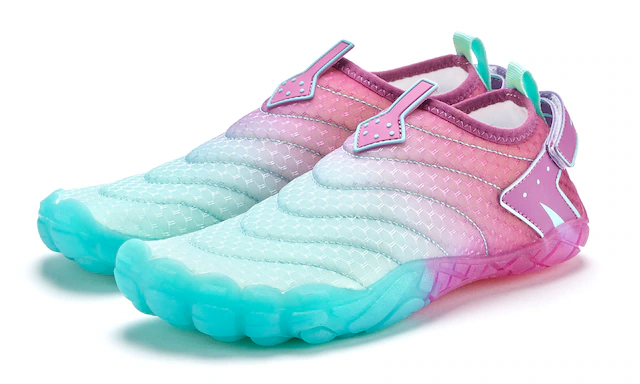 Venice Beach Aquaschuh »Badelatsche, Badeschuhe, Badeschlappe, Barfußschuh, leichter Slipper« Wasserschuh schnelltrocknend mit flexibler Sohle Unisex VEGAN