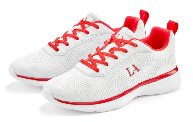 LASCANA Sneaker »Turnschuhe,« Freizeitschuh, Halbschuh im sportiven Look VEGAN
