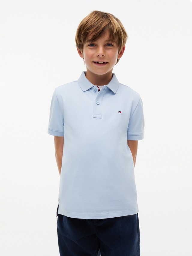Tommy Hilfiger Poloshirt »FLAG POLO SS« mit Logostickerei