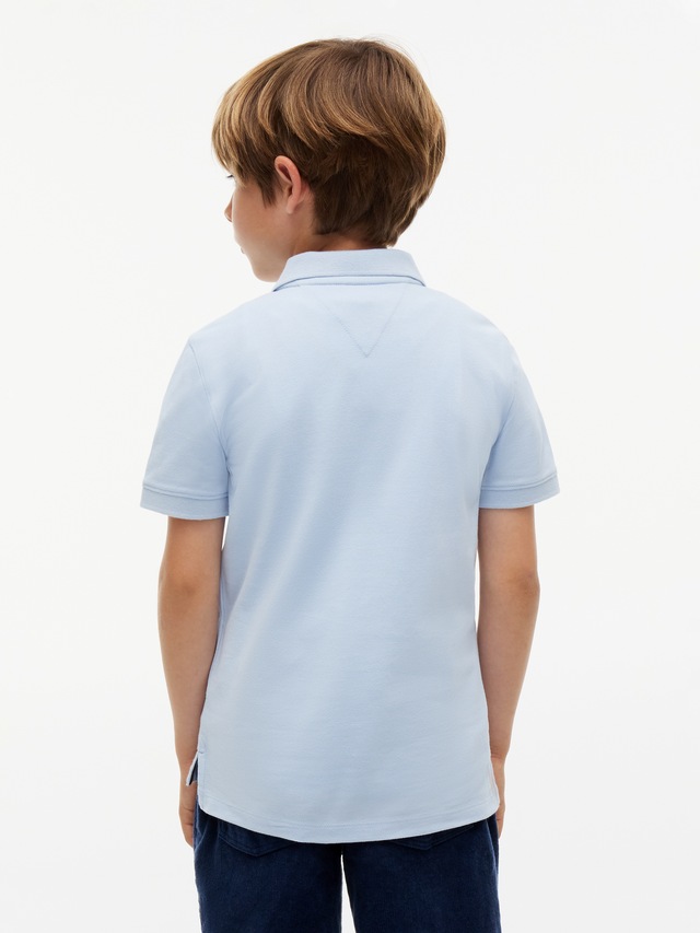 Tommy Hilfiger Poloshirt »FLAG POLO SS« mit Logostickerei