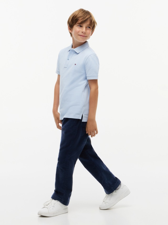 Tommy Hilfiger Poloshirt »FLAG POLO SS« mit Logostickerei