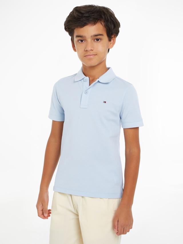Tommy Hilfiger Poloshirt »FLAG POLO SS« mit Logostickerei
