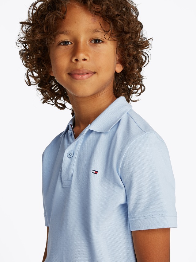 Tommy Hilfiger Poloshirt »FLAG POLO SS« mit Logostickerei