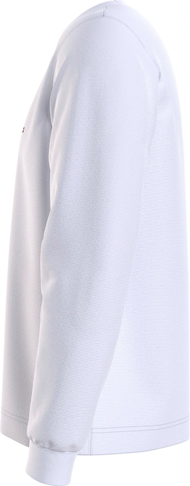 Tommy Hilfiger Rundhalspullover »TEXTURED LS TEE« mit Rundhalsausschnitt