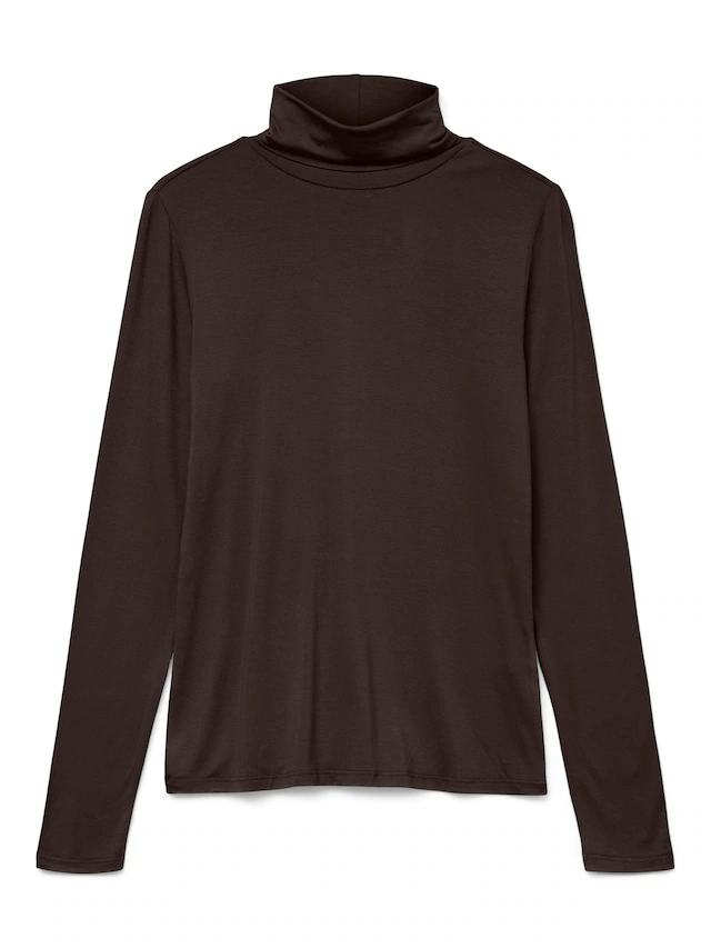 Vero Moda Langarmshirt »VMALBERTE LS ROLLNECK TOP JRS NOOS« Viskosemischung