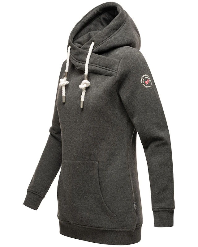 Marikoo Kapuzenpullover »Izuyaa« langer warmer Kapuzenpullover