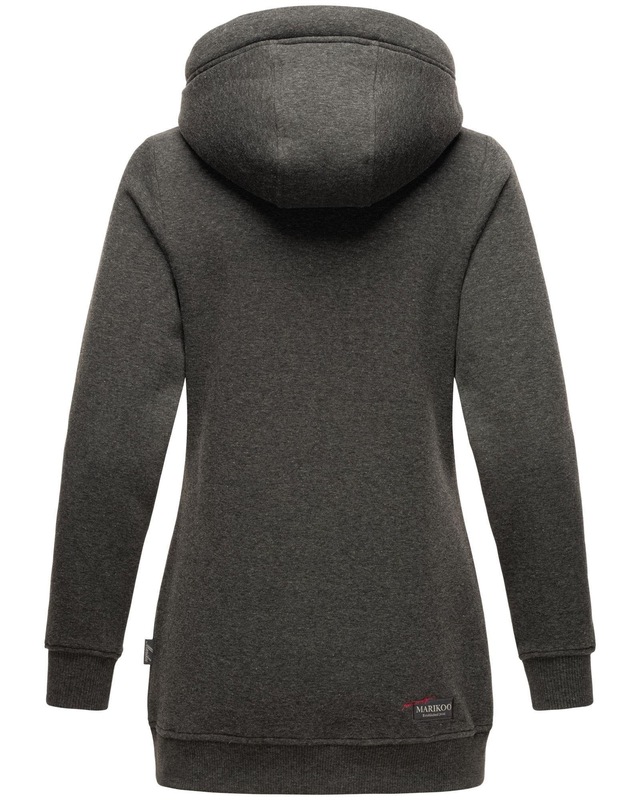Marikoo Kapuzenpullover »Izuyaa« langer warmer Kapuzenpullover