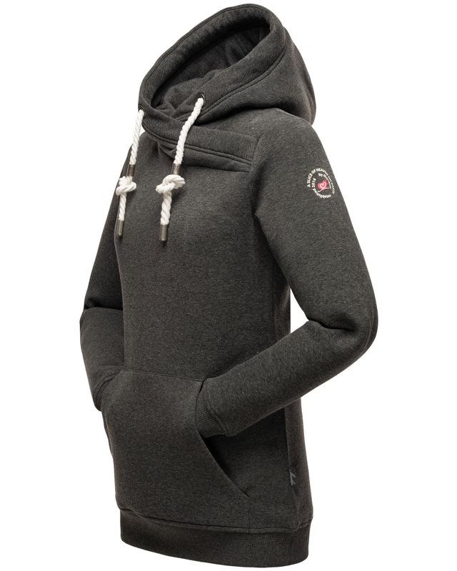 Marikoo Kapuzenpullover »Izuyaa« langer warmer Kapuzenpullover