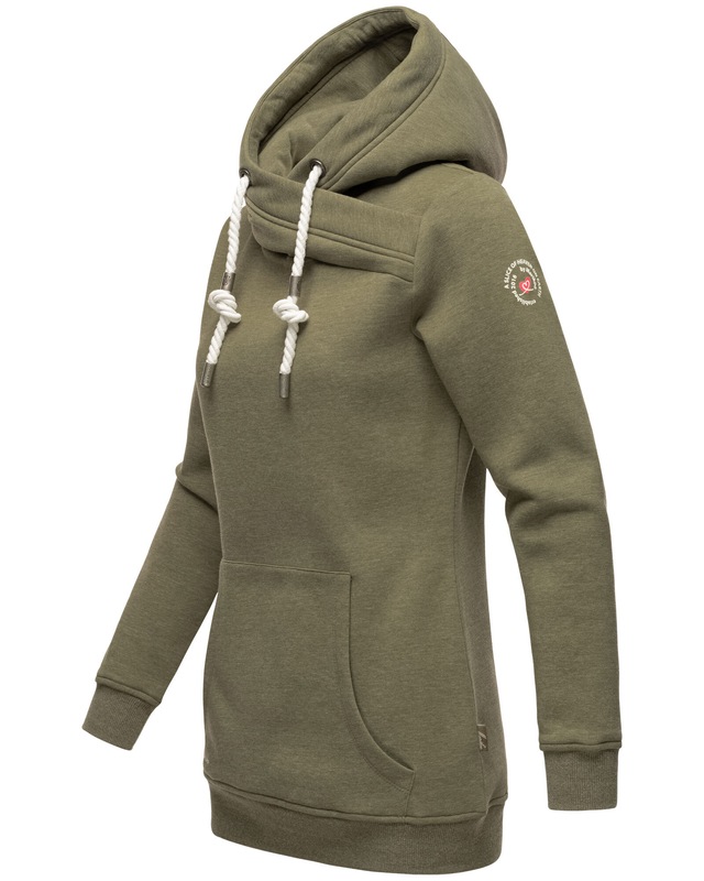 Marikoo Kapuzenpullover »Izuyaa« langer warmer Kapuzenpullover