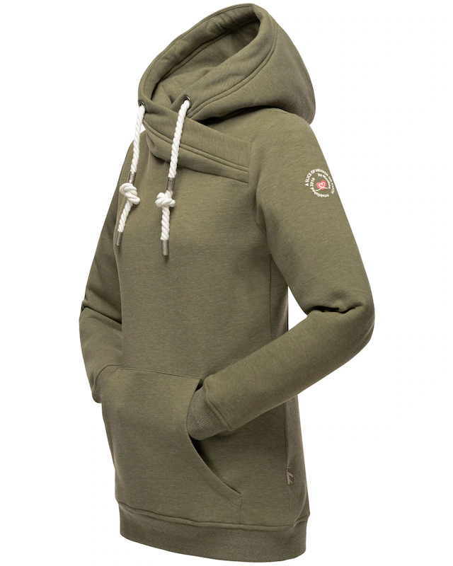 Marikoo Kapuzenpullover »Izuyaa« langer warmer Kapuzenpullover