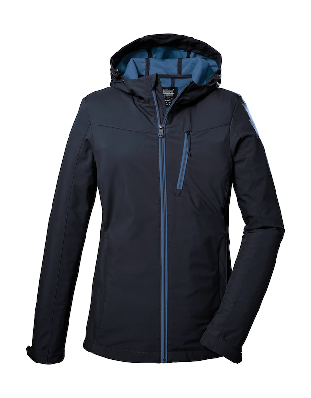 Killtec Softshelljacke »KOS 89 WMN SFTSHLL JCKT« Damen Softshelljacke: Wind-und wasserdicht, atmungsaktiv