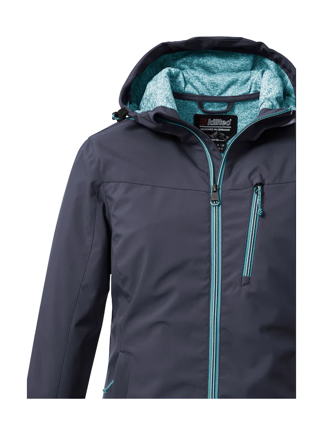 Killtec Softshelljacke »KOS 89 WMN SFTSHLL JCKT« Damen Softshelljacke: Wind-und wasserdicht, atmungsaktiv