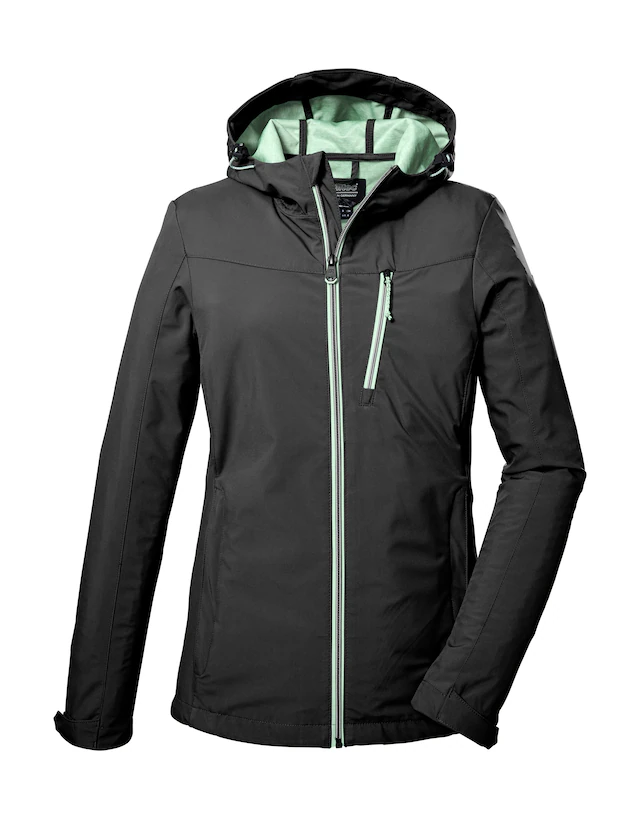 Killtec Softshelljacke »KOS 89 WMN SFTSHLL JCKT« Damen Softshelljacke: Wind-und wasserdicht, atmungsaktiv