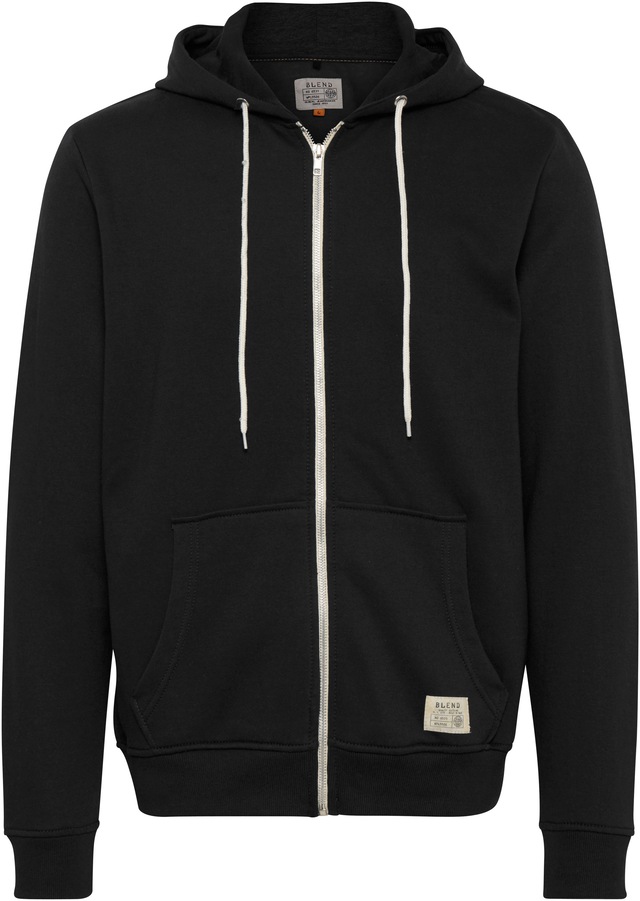 Blend Kapuzensweatjacke »BHNOAH« aus Baumwolle und Polyester, Slim Fit, mit Reißverschluss