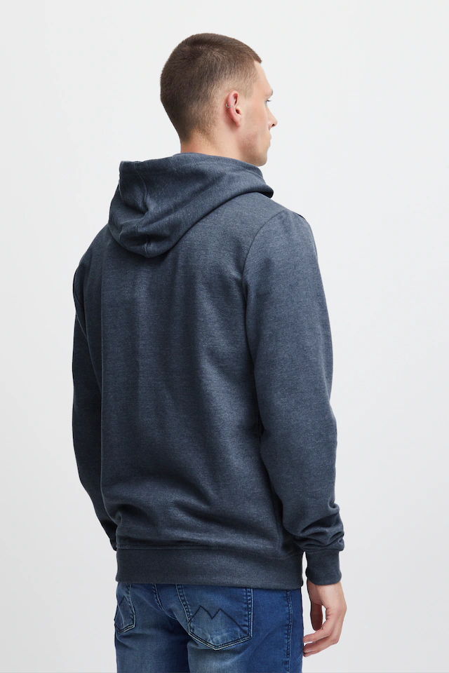 Blend Kapuzensweatjacke »BHNOAH« aus Baumwolle und Polyester, Slim Fit, mit Reißverschluss