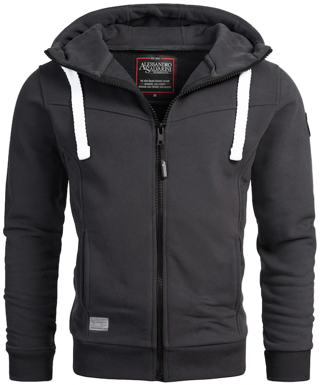 Alessandro Salvarini Kapuzensweatjacke »ASMeroiia« mit großer Kapuze