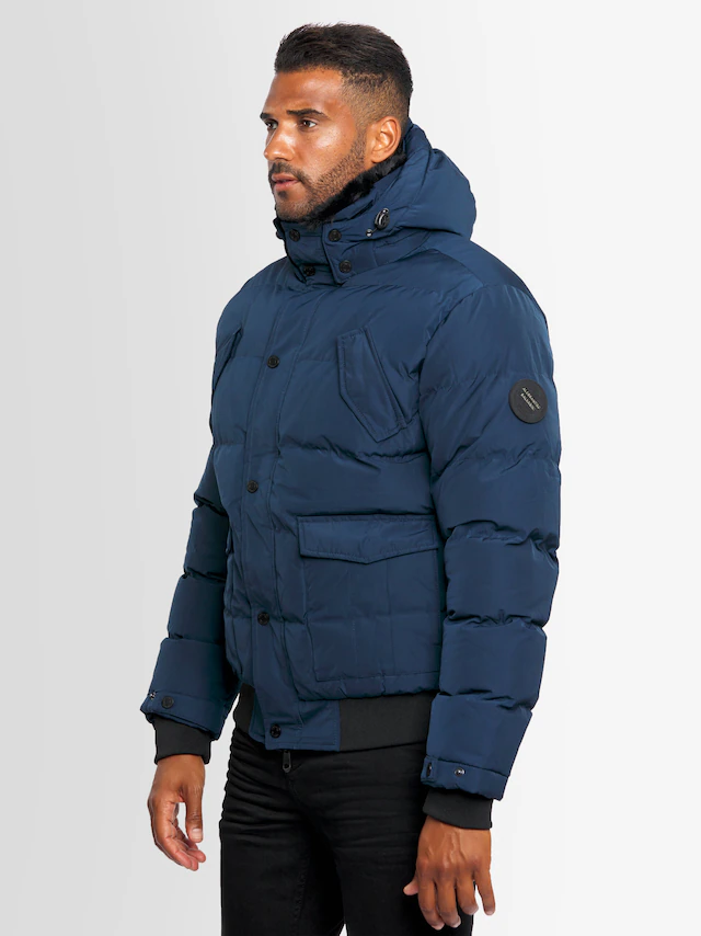 Alessandro Salvarini Winterjacke »ASLeonio« mit warmem Teddyfell und abnehmbarer Kapuze