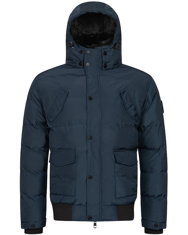 Alessandro Salvarini Winterjacke »ASLeonio« mit warmem Teddyfell und abnehmbarer Kapuze