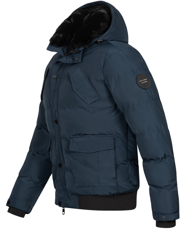 Alessandro Salvarini Winterjacke »ASLeonio« mit warmem Teddyfell und abnehmbarer Kapuze