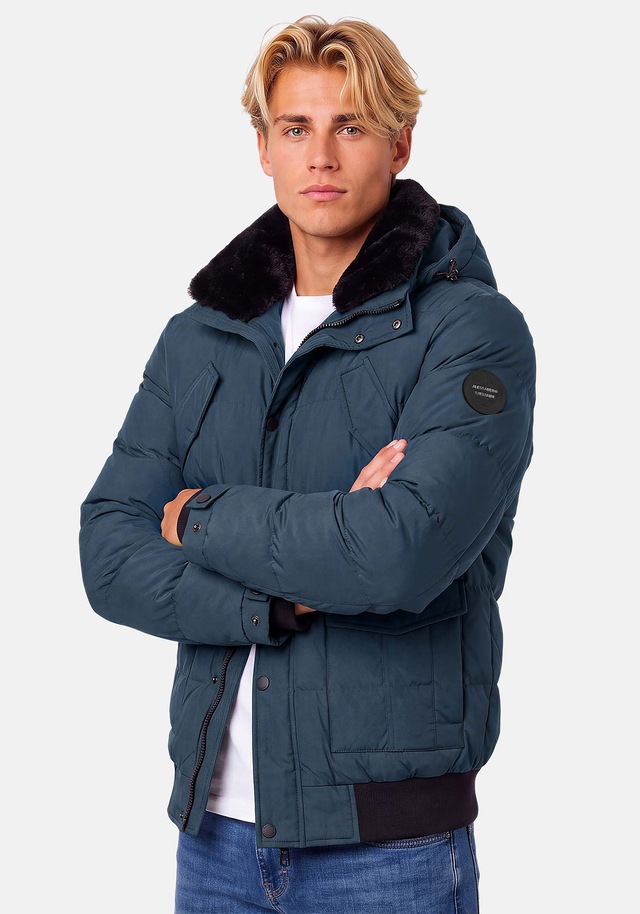 Alessandro Salvarini Winterjacke »ASLeonio« mit warmem Teddyfell und abnehmbarer Kapuze