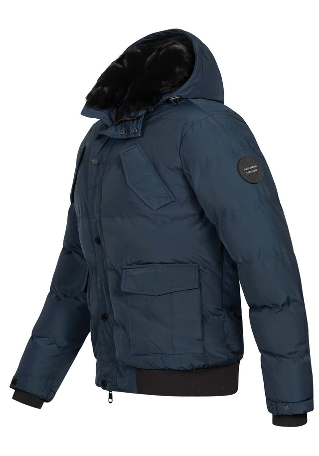 Alessandro Salvarini Winterjacke »ASLeonio« mit warmem Teddyfell und abnehmbarer Kapuze
