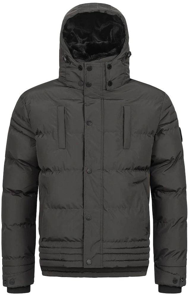 Alessandro Salvarini Winterjacke »ASFabiano« mit warmem Teddyfell und abnehmbarer Kapuze