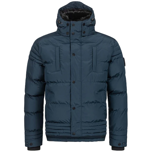 Alessandro Salvarini Winterjacke »ASFabiano« mit warmem Teddyfell und abnehmbarer Kapuze