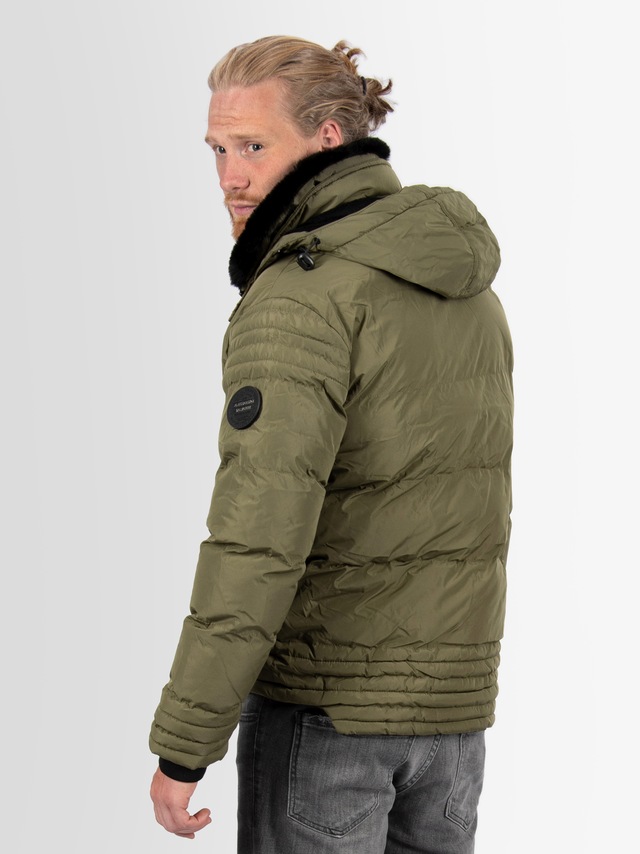 Alessandro Salvarini Winterjacke »ASFabiano« mit warmem Teddyfell und abnehmbarer Kapuze